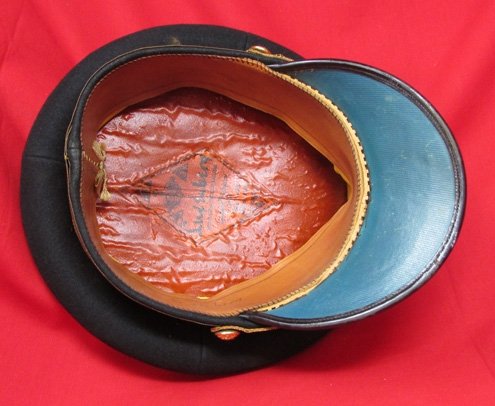 US Pre WWII, Army Field Grade Artillery Officer Dress Hat, Identified, Luxenberg Manufacture — image 7