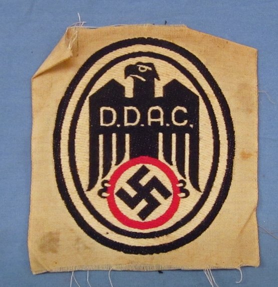 German WWII DDAC Sport Shirt Emblem — image 2