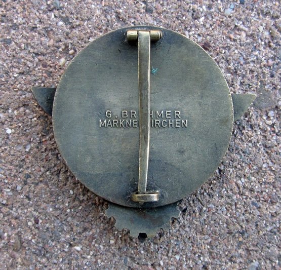 German WWII Hitler Youth Kreissieger Badge, G. Brehmer Mfg — image 3