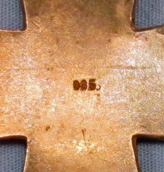 German WWI Iron Cross 1st Class, 935 Silver — image 4