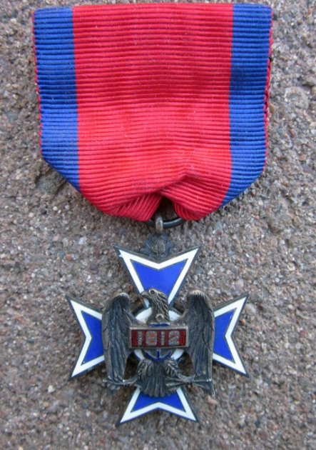 US Military Society of the War of 1812 Medal — image 2