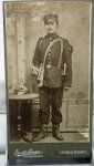 German Franco-Prussian War Era CDV, Saxon Artillery, Faschinenmesser