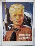 German WWII Deutsche Jungvolk Postcard