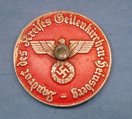 German WWII Property Tag, Kreises Geilenkirchen-Heinsberg — image 2