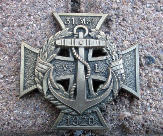 German Post WWI IIIrd Marine Brigade von Lowenfels, 1st Class, Kustberl — image 2