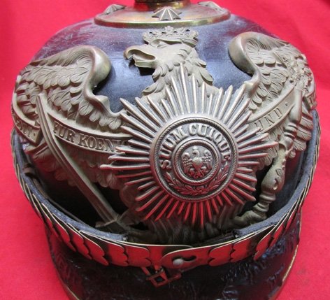German Imperial Era Garde Infantry Pickelhaube — image 3