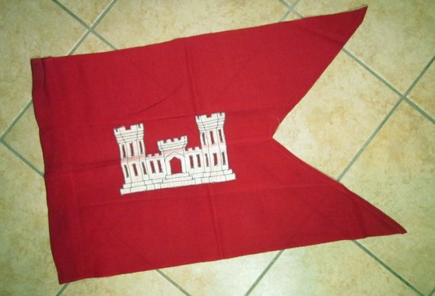 US WWII Era, Army Engineer Guidon — image 2