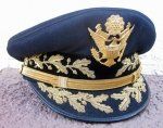 US Cold War Era, US Army General Officer Visor Hat, …