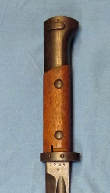 German WWII, Czech VZ24 Bayonet, DOT 42, Very Clean — image 2