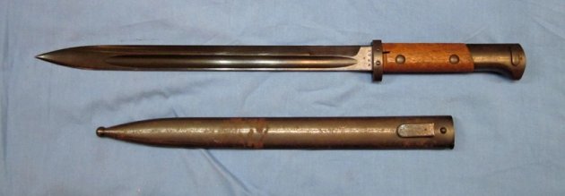 German WWII, Czech VZ24 Bayonet, DOT 42, Very Clean — image 3