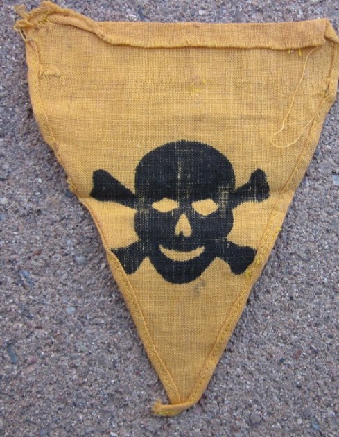 German WWII Minefield Marking Flag — image 3