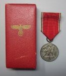 German WWII Austrian Anschluss Medal, 13 Marz 1938, Cased