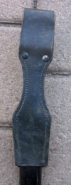 German WWII Fireman's Bayonet & Frog, HK Mfg — image 7