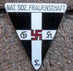German WWII, Large Size, NS-Frauenschaft Badge