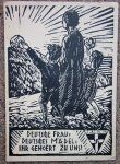 German WWII Frauenschaft Postcard