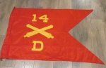 US 14th Field Artillery, Battery D Guidon