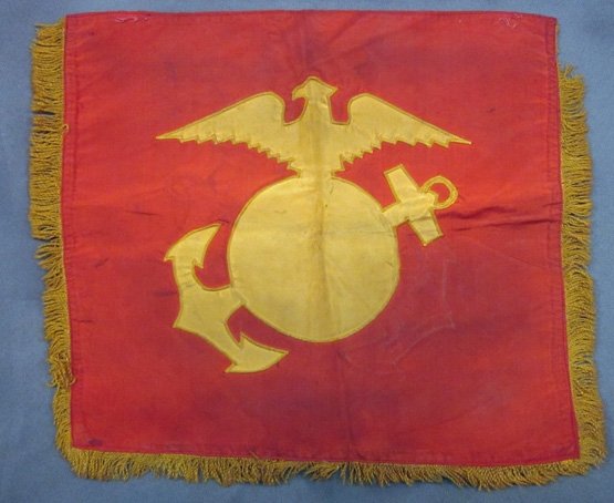 US WWII Era, USMC Bugle Banner — image 2