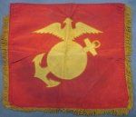US WWII Era, USMC Bugle Banner