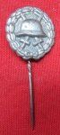 German WWI Silver Wound Badge Stickpin, Magnetic
