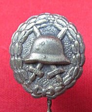 German WWI Silver Wound Badge Stickpin — image 3