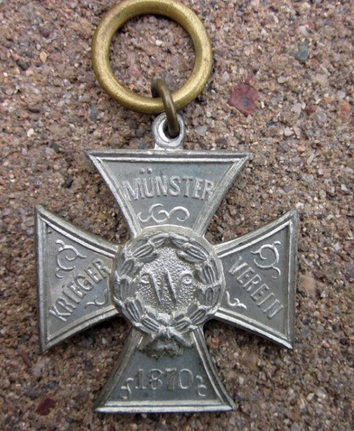 German Franco-Prussian War Era, Munster Veteran's Medal — image 2