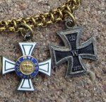 German Franco-Prussian War Veteran, Four-Place Miniature Medal Set, Iron Cross …