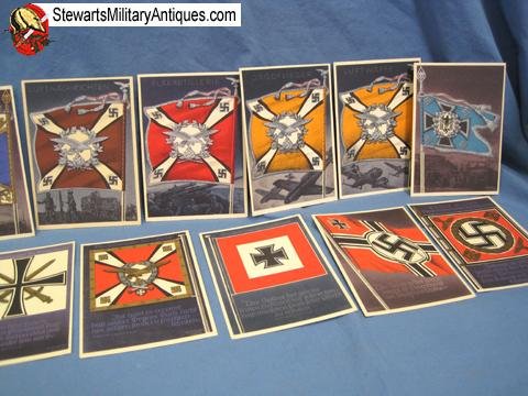 German WWII 21 Piece Postcard Set, Victorious Flags of the German Wehrmacht, Gottfried Klein — image 3