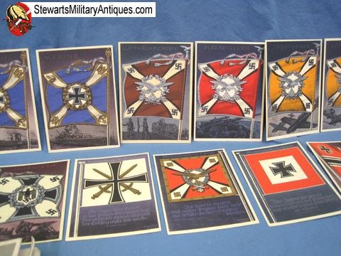 German WWII 21 Piece Postcard Set, Victorious Flags of the German Wehrmacht, Gottfried Klein — image 4