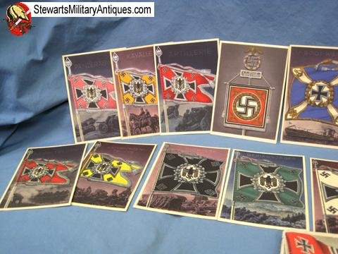 German WWII 21 Piece Postcard Set, Victorious Flags of the German Wehrmacht, Gottfried Klein — image 5