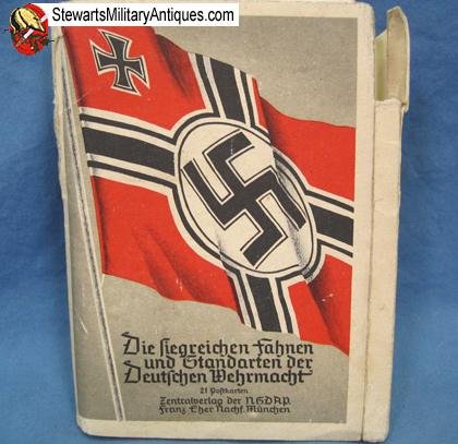 German WWII 21 Piece Postcard Set, Victorious Flags of the German Wehrmacht, Gottfried Klein — image 7