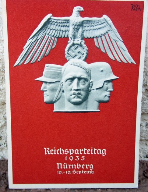 German WWII Postcard, NSDAP Reichsparteitag 1935 — image 2