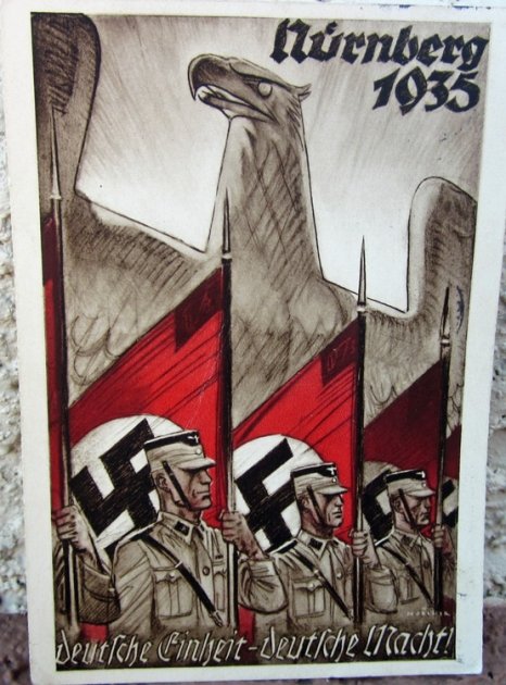 German WWII Postcard, NSDAP Reichsparteitag 1935 — image 2