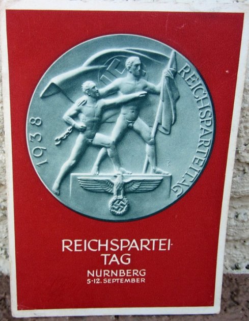 German WWII Postcard, Reichsparteitag 1938 — image 2