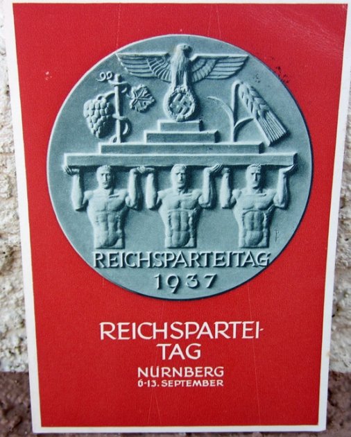 German WWII Postcard, Reichsparteitag 1937 — image 2