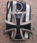 German WWI Iron Cross 2nd Class, 800 Silver Marked