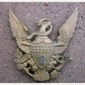 US Indian War Era, M1881 Enlisted Helmet Plate, Cavalry, 2nd …