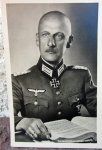 German WWII Postcard, Knights Cross Winner GFM Ritter von Leeb