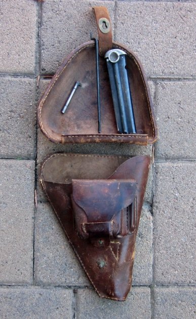 Japanese WWII Type 14 Nambu Holster & Accessories — image 4