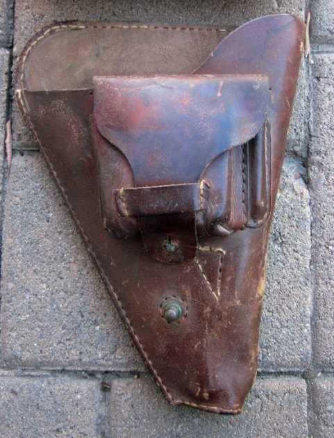 Japanese WWII Type 14 Nambu Holster & Accessories — image 5