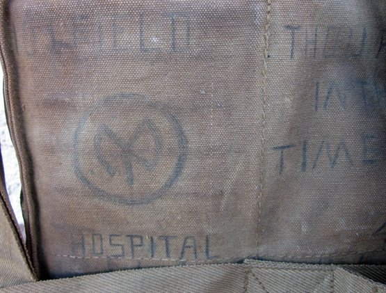 US WWI Identified Doughboy Gasmask & 27th Division Marked Steel Helmet — image 4