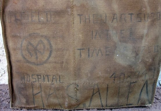 US WWI Identified Doughboy Gasmask & 27th Division Marked Steel Helmet — image 5