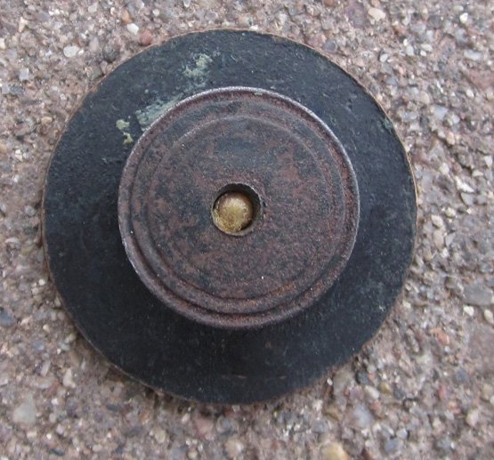 US WWI Collar Disc, 320th Infantry, 80th Infantry Division AEF — image 3