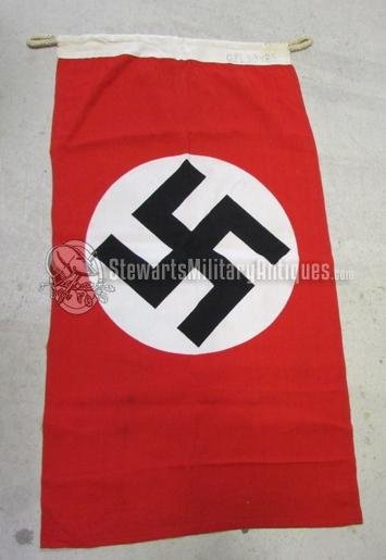 German WWII NSDAP Banner, Dutch Mfg 50 x 85 — image 2