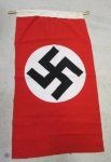 German WWII NSDAP Banner, Dutch Mfg 50 x 85