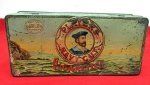 British WW1-WWII Era, Players Navy Cut Cigarettes Large Tin