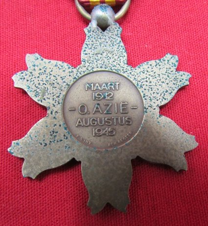 Dutch WWII East Asia Resistance Star — image 4