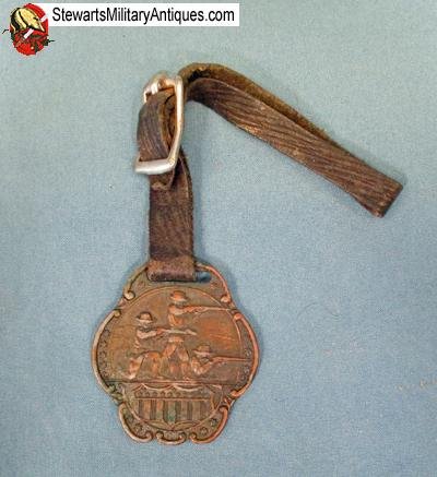  US Pre WWI 1912 War Maneuvers Watch Fob — image 2