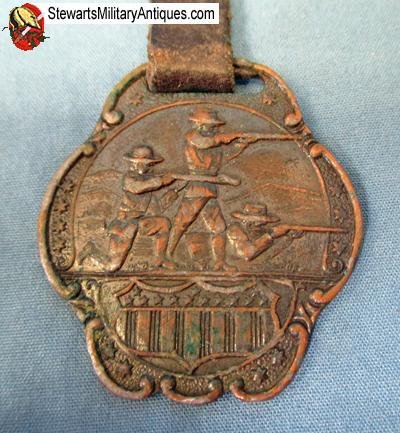  US Pre WWI 1912 War Maneuvers Watch Fob — image 3