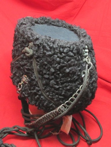 British Post Victorian Era, Officers Lambswool Busby — image 5