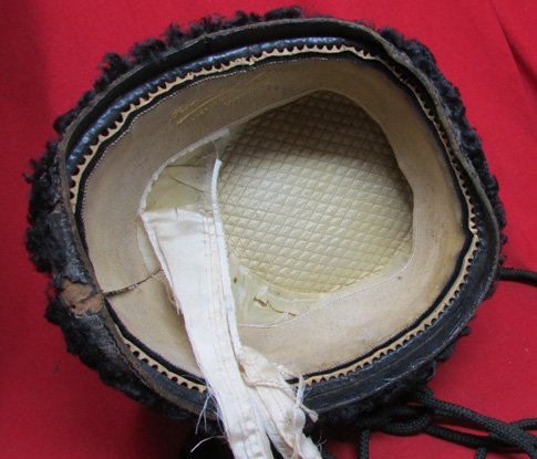 British Post Victorian Era, Officers Lambswool Busby — image 6